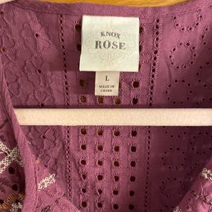 Lovely purple Knox Rose Top